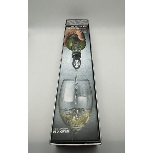 Kuraidori Stainless Steel Wine Chill Stick for Red and White Wine New In Box - Picture 4 of 6